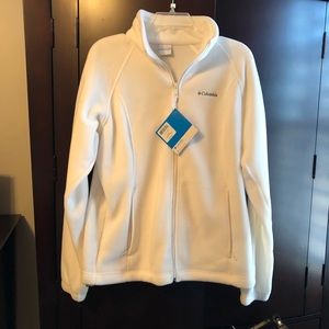 NWT white Columbia jacket
